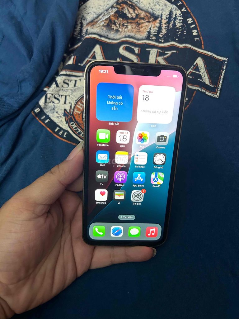 iphone Xsmax độ 14 promax 2sim vật lý 256gb faceok