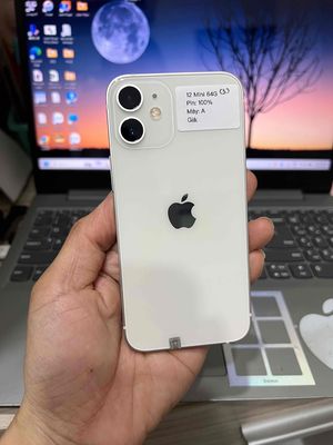 iphone 12 Mini 64G Quốc tế Trắng P100 Zin Đẹp 99. Mua bán Điện thoại tại Huyện Hóc Môn Tp Hồ Chí Minh được đăng bởi Thu