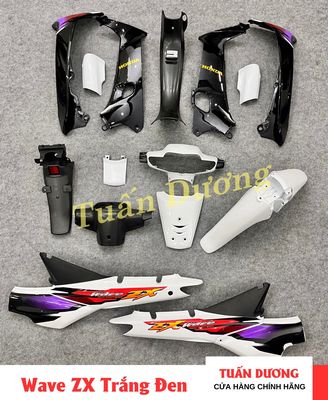 Dàn Áo Wave Nhỏ - Wave ZX Cao Cấp Màu Trắng. Mua bán Phụ tùng xe tại Quận Hà Đông Hà Nội được đăng bởi Phụ Tùng Xe Tuấn Dương