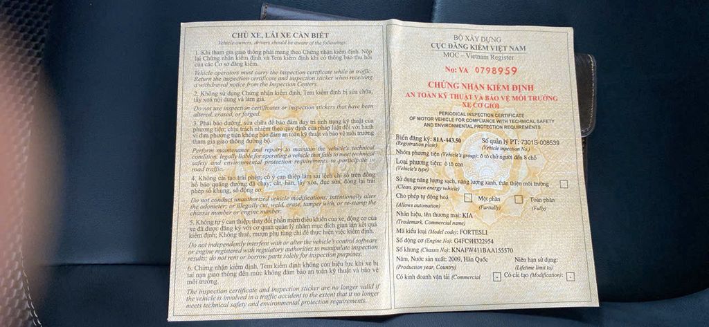 Kia Forte 2009 SLi 1.6 AT - 18000 km. Mua bán Ô tô tại Huyện Chư Păh Gia Lai được đăng bởi Hai Nguyen Manh hình 9