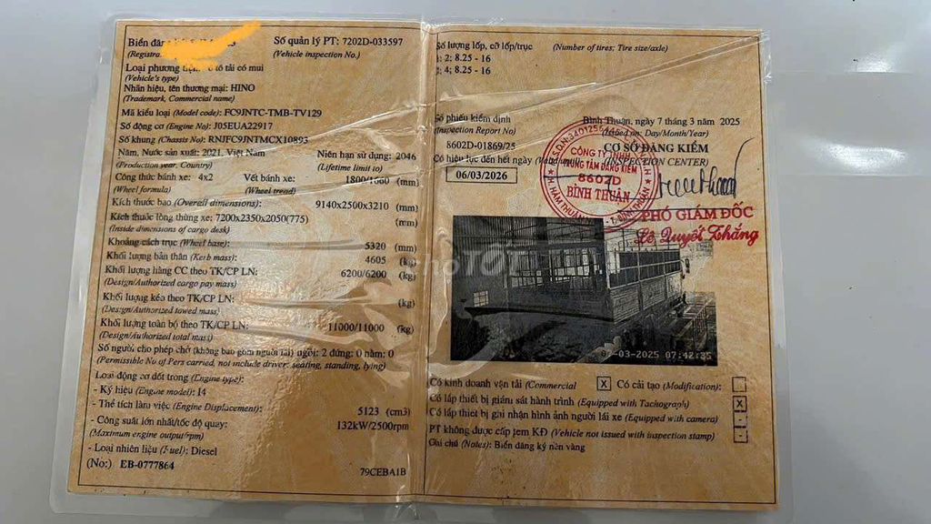 Bán hino fc 2021 tải 6t2 thùng inox bạt 7m3. Mua bán Xe tải, xe ben tại Huyện Bắc Tân Uyên Bình Dương được đăng bởi hồng thanh hình 6