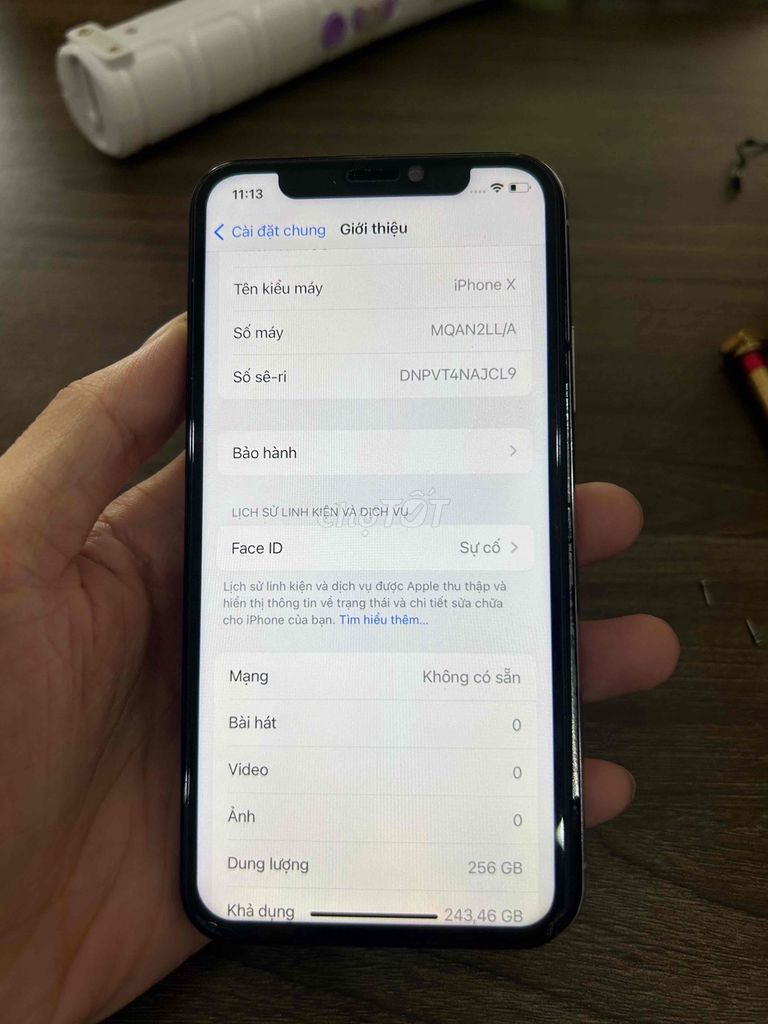 Iphone X 256G. Mua bán Điện thoại tại Quận Tân Phú Tp Hồ Chí Minh được đăng bởi An An hình 1