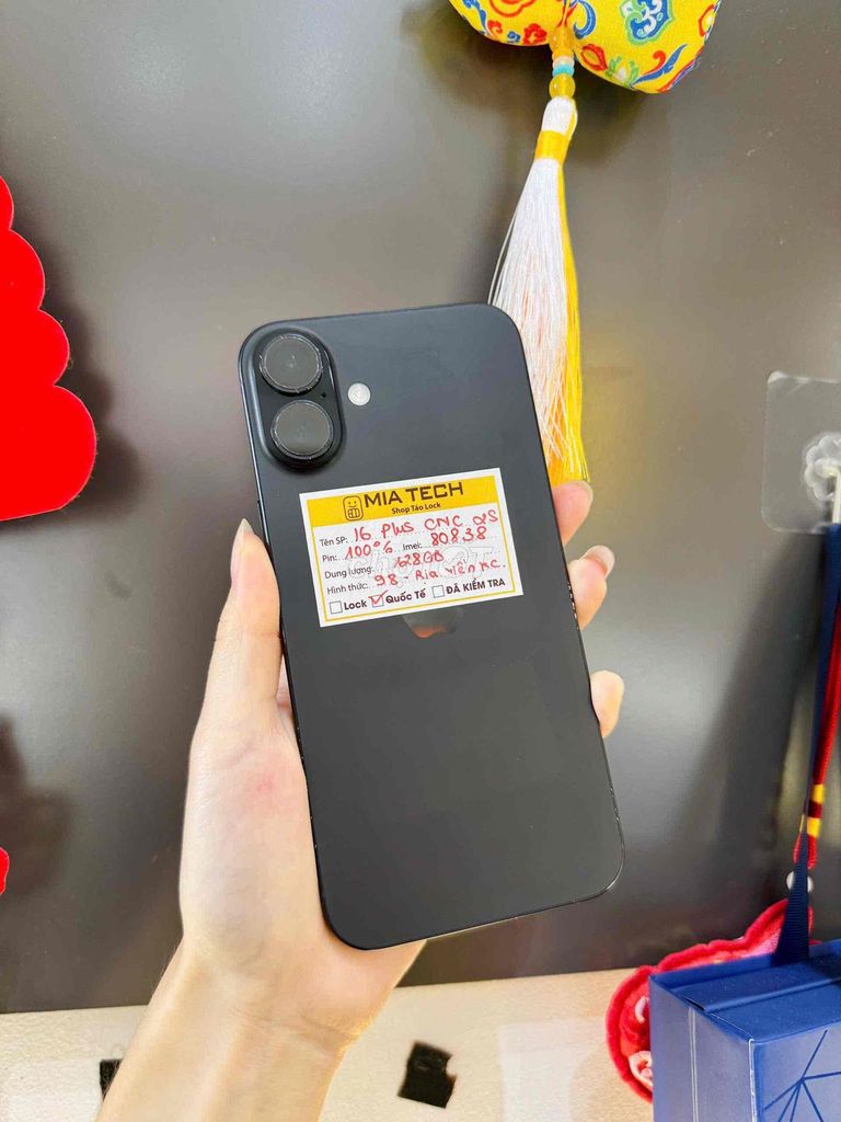 Apple iPhone 16 Plus 128GB Đen. Mua bán Điện thoại tại Quận Ba Đình Hà Nội được đăng bởi Huy Trần hình 1