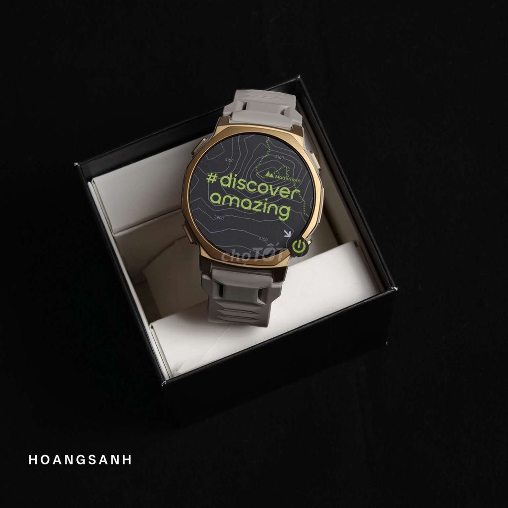 Amazfit T-Rex 3 Pro 44mm Xám Quốc Tế New 100%. Mua bán Thiết bị đeo thông minh tại Quận 11 Tp Hồ Chí Minh được đăng bởi HOÀNG SANH SPORTS hình 1