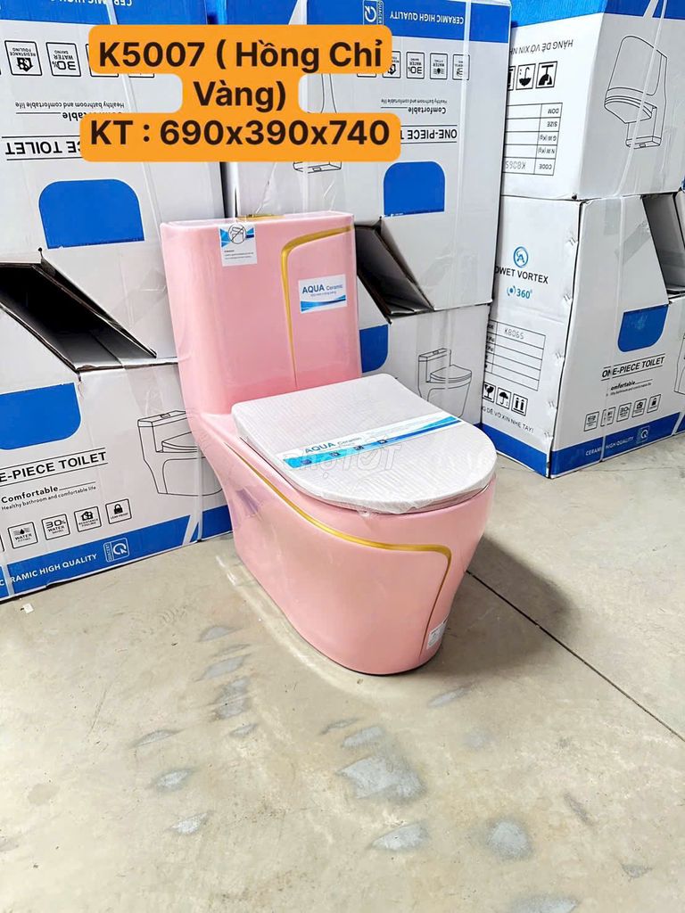 Bồn cầu AQUA Ceramic ( còn 1 để giá tốt). Mua bán Thiết bị vệ sinh, nhà tắm tại Thành phố Mỹ Tho Tiền Giang được đăng bởi Huy Trần hình 1