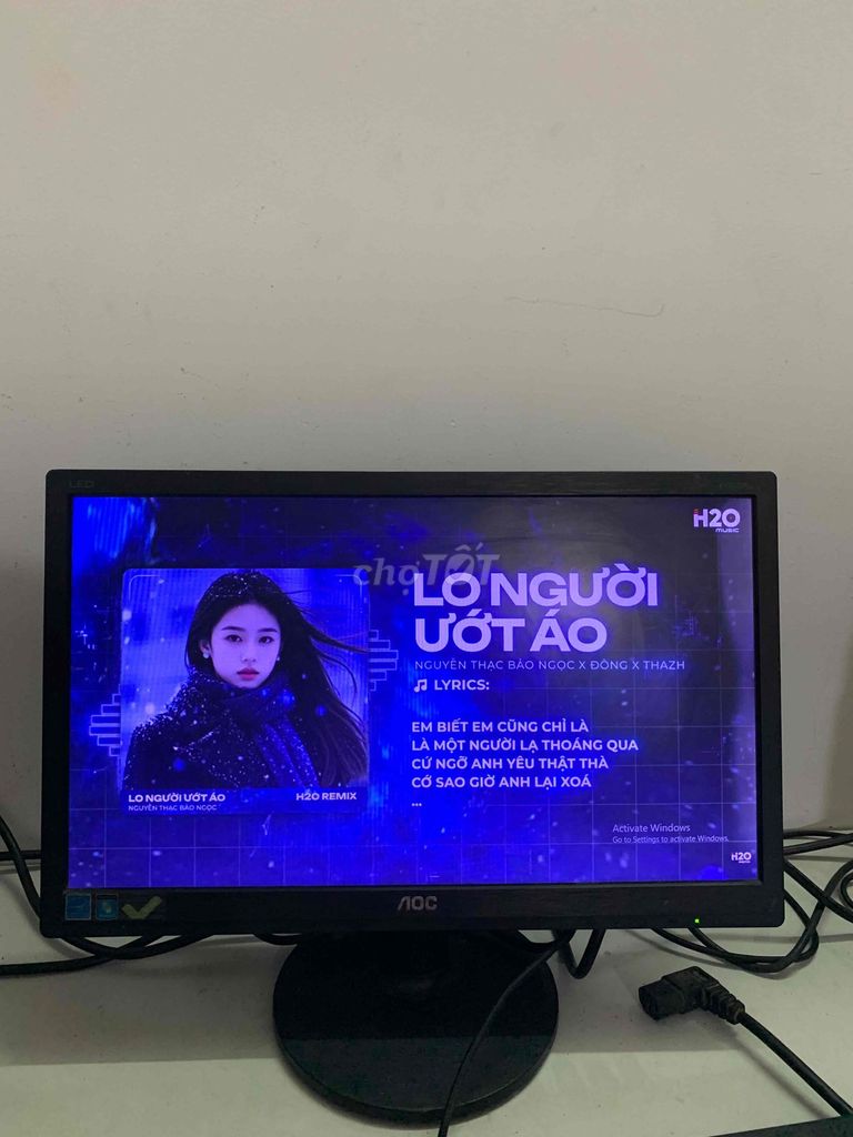 Màn hình máy tính AOC 19 inch Đen. Mua bán Phụ kiện (Màn hình, Chuột...) tại Quận Thanh Khê Đà Nẵng được đăng bởi Nguyệt hình 1