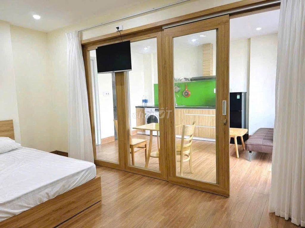 Cho thuê căn hộ 1PN Trần Khánh Dư, full nội thất