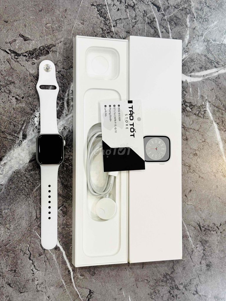 apple wacth S6 40mm nhôm bạc silver fulbox zin p97