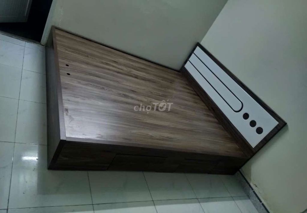 GIƯỜNG HỘP GỖ CÔNG NGHIỆP MDF 1M8 CÓ HỘP KÉO