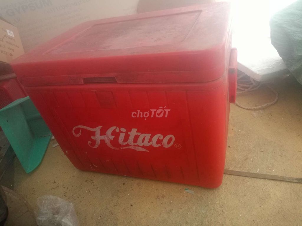 Thùng đá Hitaco 80 lít Đỏ. Mua bán Dụng cụ nhà bếp tại Thành phố Rạch Giá Kiên Giang được đăng bởi Trinh kim hình 1