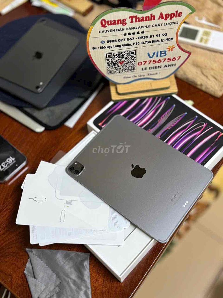 iPad Pro M2-256gb Wi-Fi 5G like new VN mới 100%