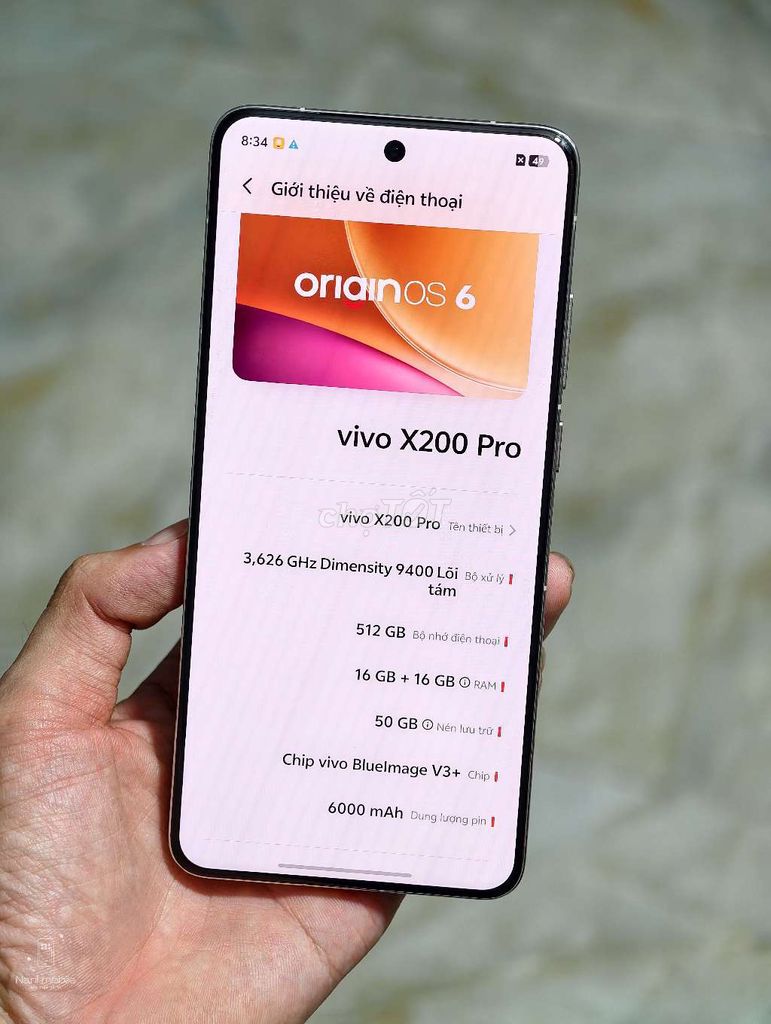 Vivo X200 Pro 16/512GB Titan máy trần kèm ốp lưng. Mua bán Điện thoại tại Thành phố Thủ Đức Tp Hồ Chí Minh được đăng bởi NANI MOBILE hình 1