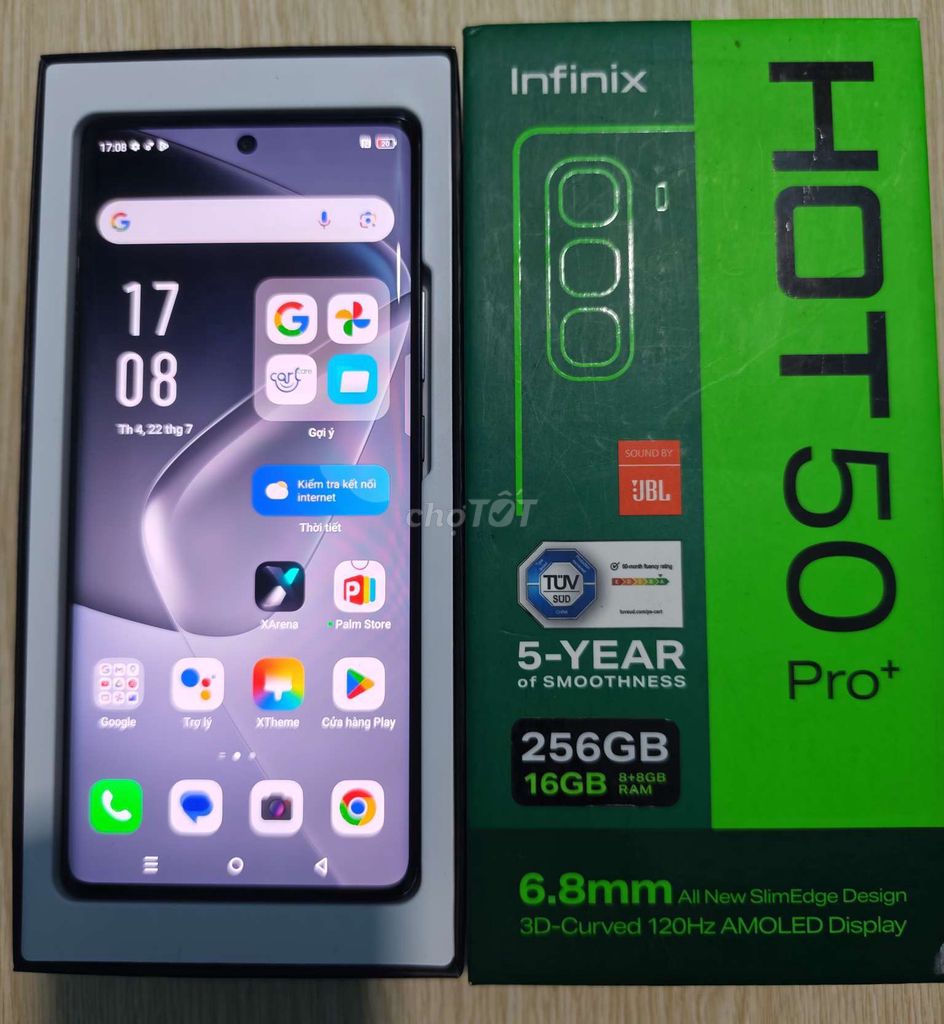 Infinix Hot 50 Pro Plus 8GB/256GB. Mua bán Điện thoại tại Quận 7 Tp Hồ Chí Minh được đăng bởi Arsenal FC Mobile hình 1