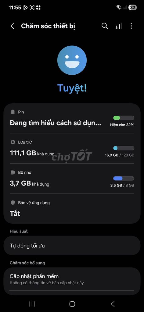 Samsung Galaxy A55 5G 128GB Trắng. Mua bán Điện thoại tại Quận Bình Tân Tp Hồ Chí Minh được đăng bởi Nguyễn Vũ Hoàng  hình 1