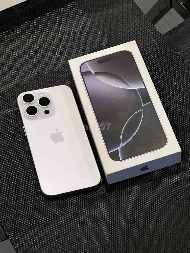 IPhone 16 Pro 512GB Trắng LL/A Zin Nguyên Bản.. Mua bán Điện thoại tại Quận Bình Thạnh Tp Hồ Chí Minh được đăng bởi PhaOneFt hình 1
