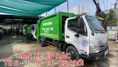 XE ÉP RÁC 7 KHỐI HINO - THÙNG INOX ĐÓNG MỚI