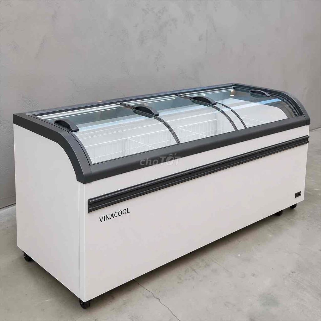 Tủ đông Vinacool 850 lít, 3 ngăn kính cong. Mua bán Tủ lạnh tại Quận Tân Phú Tp Hồ Chí Minh được đăng bởi Hải Đông (Thực phẩm Chất Lượng) hình 1