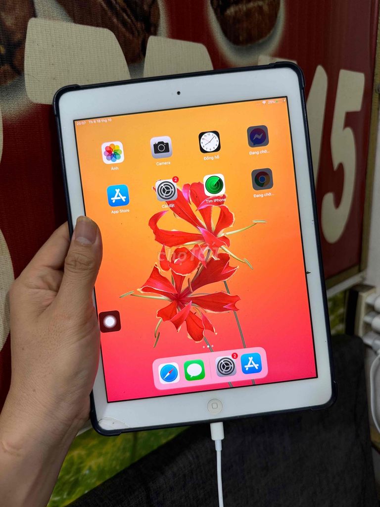 ipad air 1 16g tăng bao da