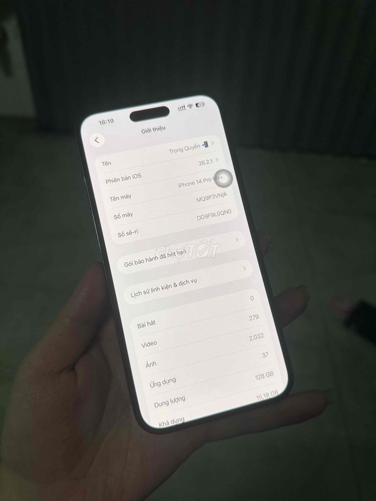 Apple iPhone 14 Pro Max 128GB Đen. Mua bán Điện thoại tại Huyện Bình Chánh Tp Hồ Chí Minh được đăng bởi duy hình 1