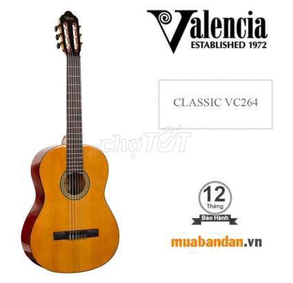 0986781707 - Ít dùng nên bán đàn Guitar Valencia VC264