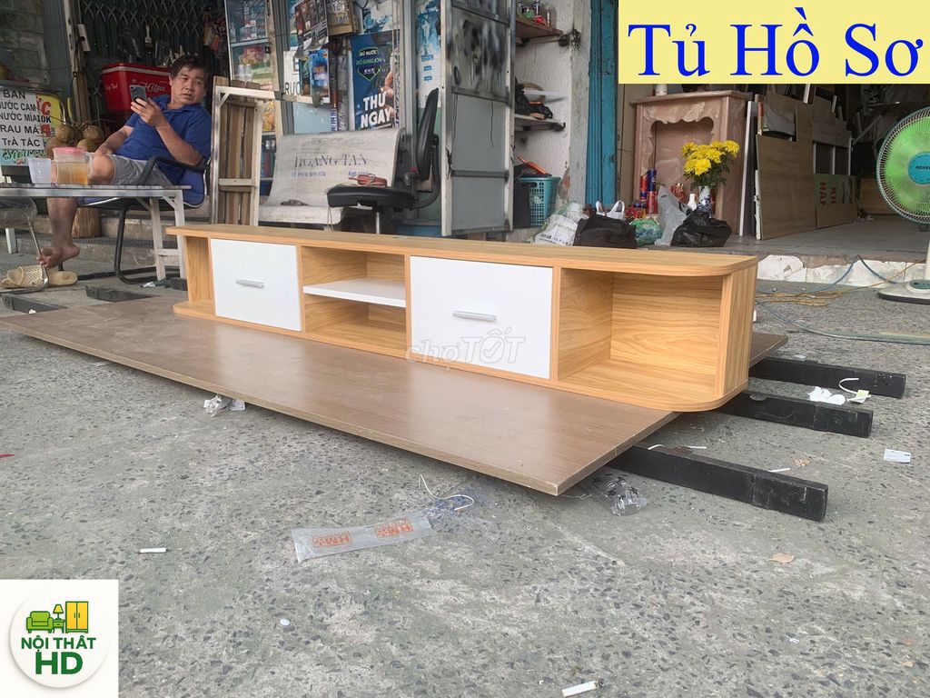 Kệ tivi_Kệ tivi 1m8_Kệ tivi treo tường_Kệ tivi_2. Mua bán Tủ, kệ gia đình tại Thành phố Thủ Đức Tp Hồ Chí Minh được đăng bởi NỘI THẤT AV hình 1