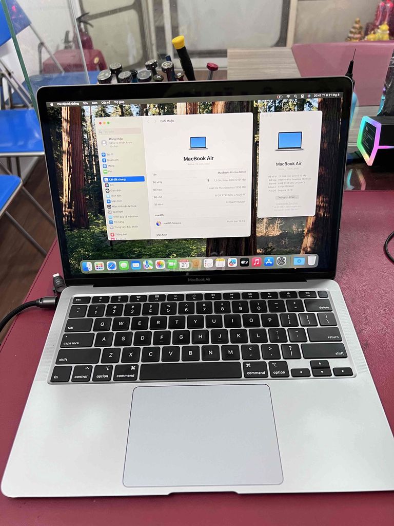 Apple Macbook Air 2020 i3 8GB/256GB Bạc Like New. Mua bán Laptop tại Quận Bình Thạnh Tp Hồ Chí Minh được đăng bởi Hoàng Bằng hình 1