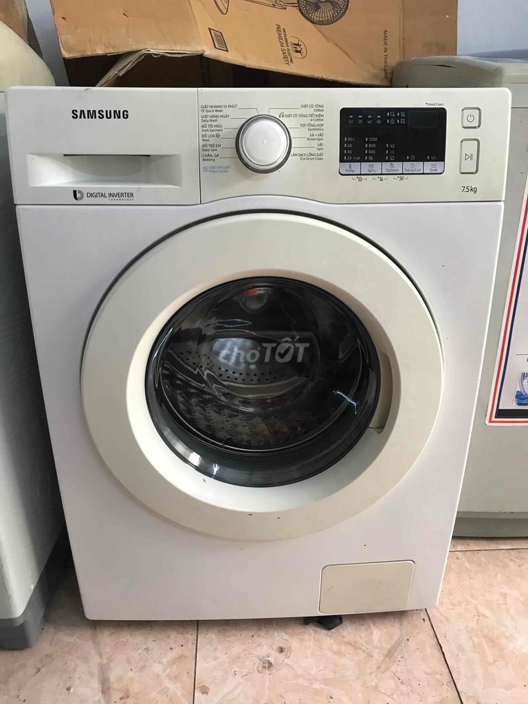 máy giặt samsung inverter 7.5kg bao ship có bh