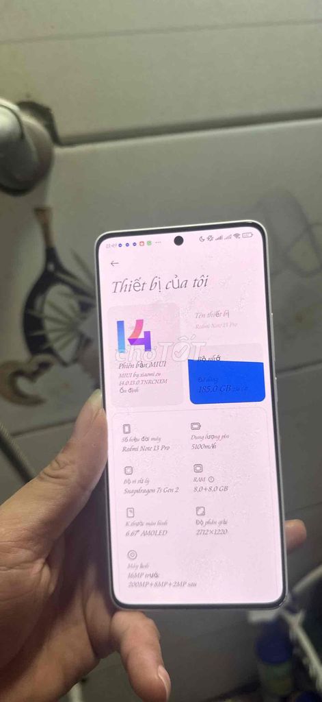 Xiaomi Redmi Note 13 Pro 5G Trắng. Mua bán Điện thoại tại Thành phố Bắc Ninh Bắc Ninh được đăng bởi lâm bình today hình 1