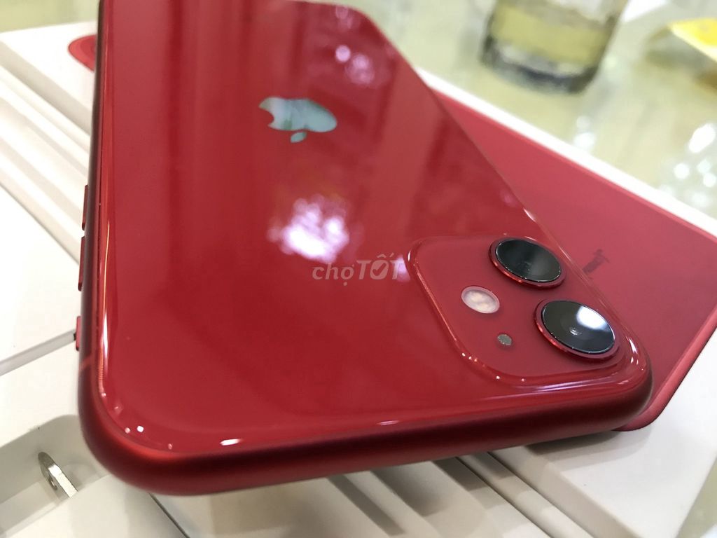 0989014814 - Iphone 11 64G RED QT mới 99 fulbox CBH 11/2020 FPT