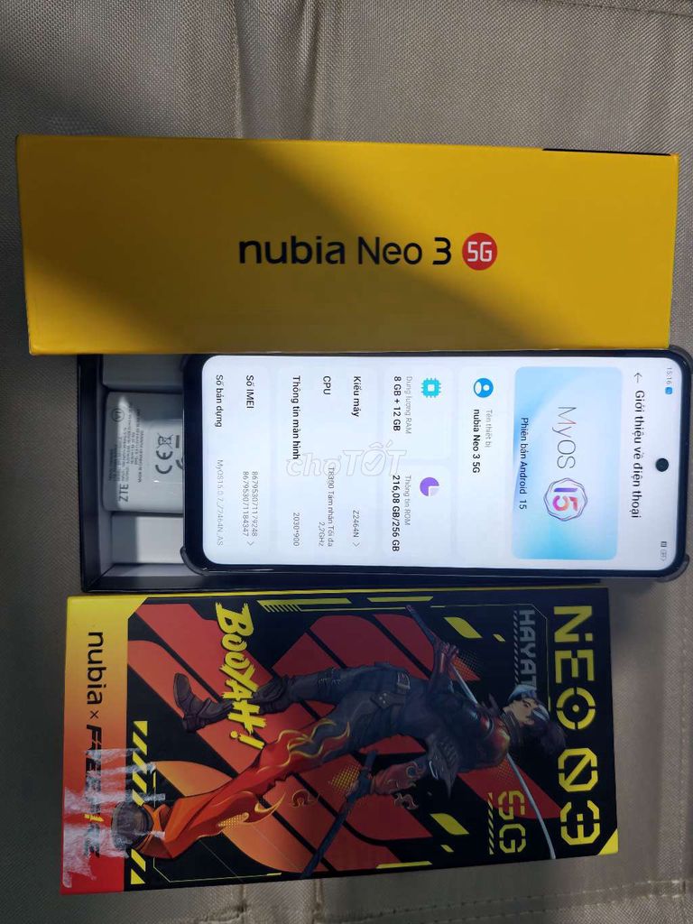 Nubia Neo 3 5G 8/256 fullbox đẹp bạc. Mua bán Điện thoại tại Quận 7 Tp Hồ Chí Minh được đăng bởi Arsenal FC Mobile hình 1