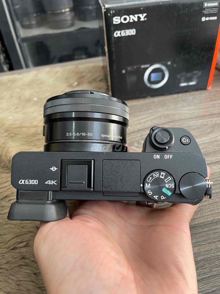 sony a6300 kèm kít phun box 99%