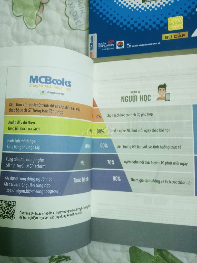Sách giáo trình dạy tiếng Hàn cho ng mới bắt đầu