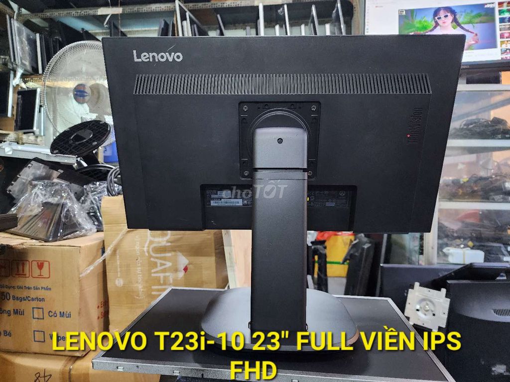 MÀN HÌNH LENOVO 23INCH FULL VIỀN IPS FHD SÁNG ĐẸP