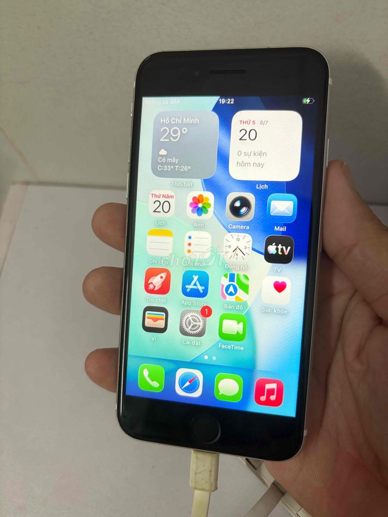 Apple iPhone SE 2 128GB Trắng Liệt 1 đường. Mua bán Điện thoại tại Huyện Bình Chánh Tp Hồ Chí Minh được đăng bởi akhuong hình 1