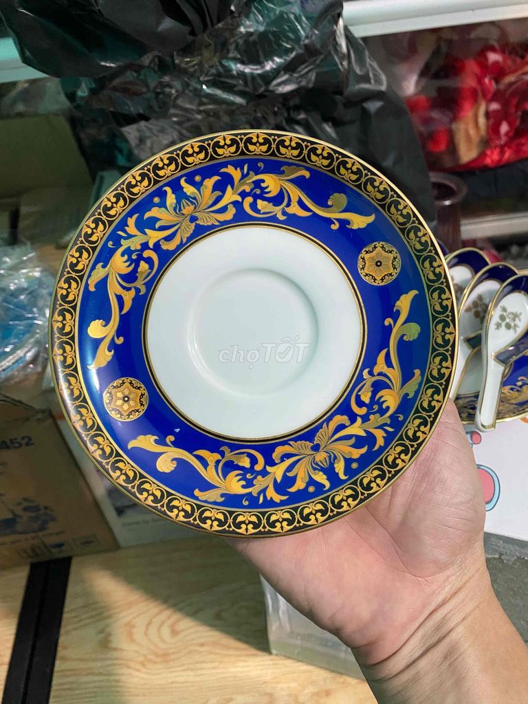 Dĩa lót chén Minh Long Gốm sứ. Mua bán Dụng cụ nhà bếp tại Thành phố Long Xuyên An Giang được đăng bởi Nhật Sang  hình 1