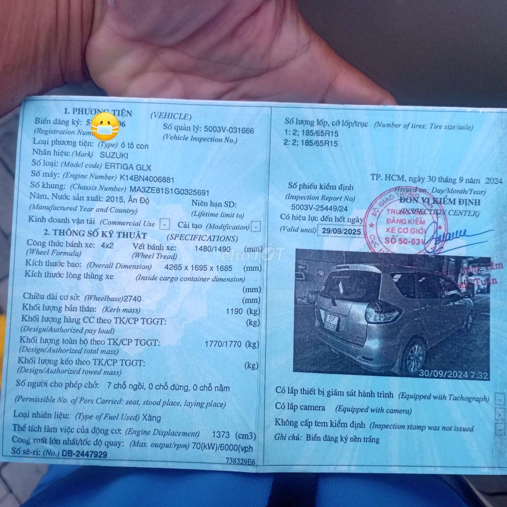 2015 Standard - 92000 km. Mua bán Ô tô tại Quận 7 Tp Hồ Chí Minh được đăng bởi Y Nguyễn hình 1