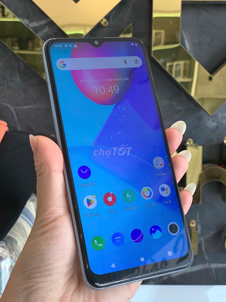 Vivo Y12s 128GB Xám. Mua bán Điện thoại tại Quận Ninh Kiều Cần Thơ được đăng bởi ClickPhone ClickPhone hình 1