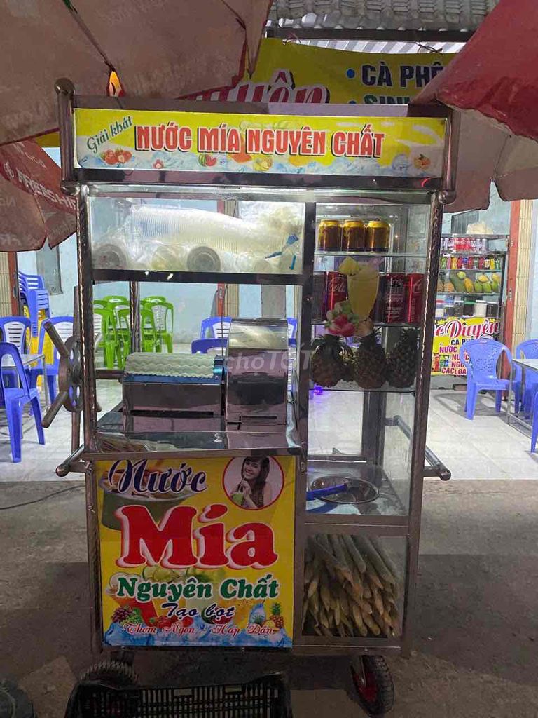 Xe nước mía Inox 6 tháng. Mua bán Đồ chuyên dụng, Giống nuôi trồng tại Huyện Chợ Gạo Tiền Giang được đăng bởi ngoc phuong hình 1