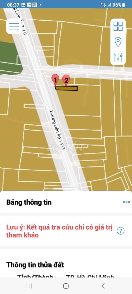 Bán đất mặt tiền Liên Ấp 1-2-3,DT 5×34