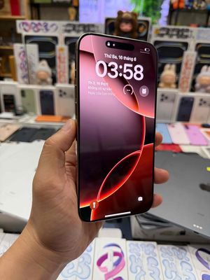 iP 16 Pro Max 256G Gold ZA 2 simvậtlý Pin88 Zin áp