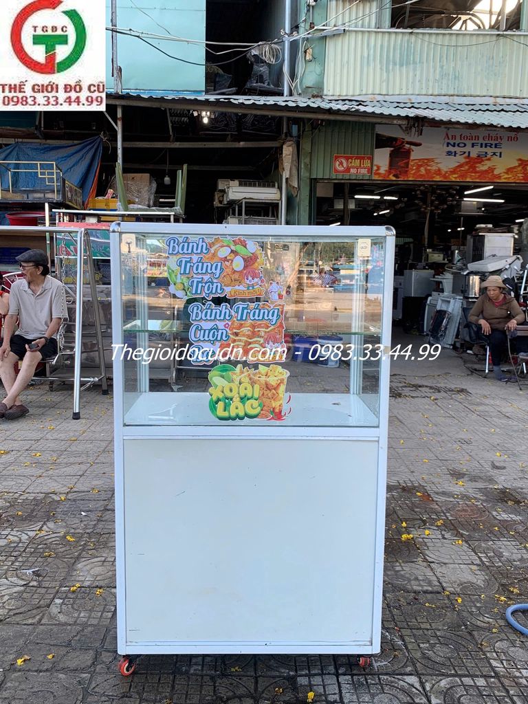 Xe đẩy bán hàng Kính, inox. Mua bán Đồ chuyên dụng, Giống nuôi trồng tại Quận Sơn Trà Đà Nẵng được đăng bởi THANH LÝ MUA BÁN ĐỒ CŨ MỚI hình 1