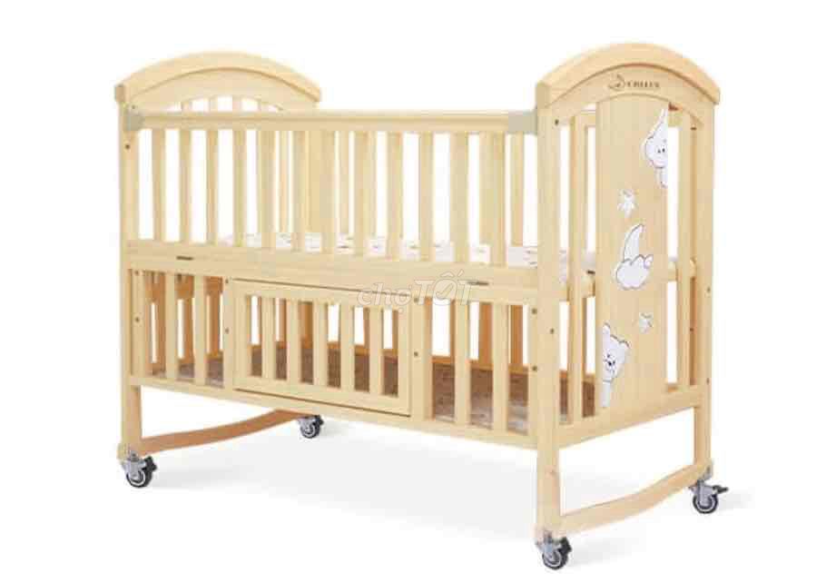 giường cũi cho bé CHILUX MỚI 99 %