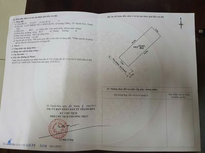 BÁN LÔ ĐẤT VỊ TRÍ VÀNG – ĐỐI DIỆN CHỢ QUẢNG THẮNG – TP. THANH HÓA. Mua bán đất tại Thành phố Thanh Hóa Thanh Hóa được đăng bởi Mr Đại
