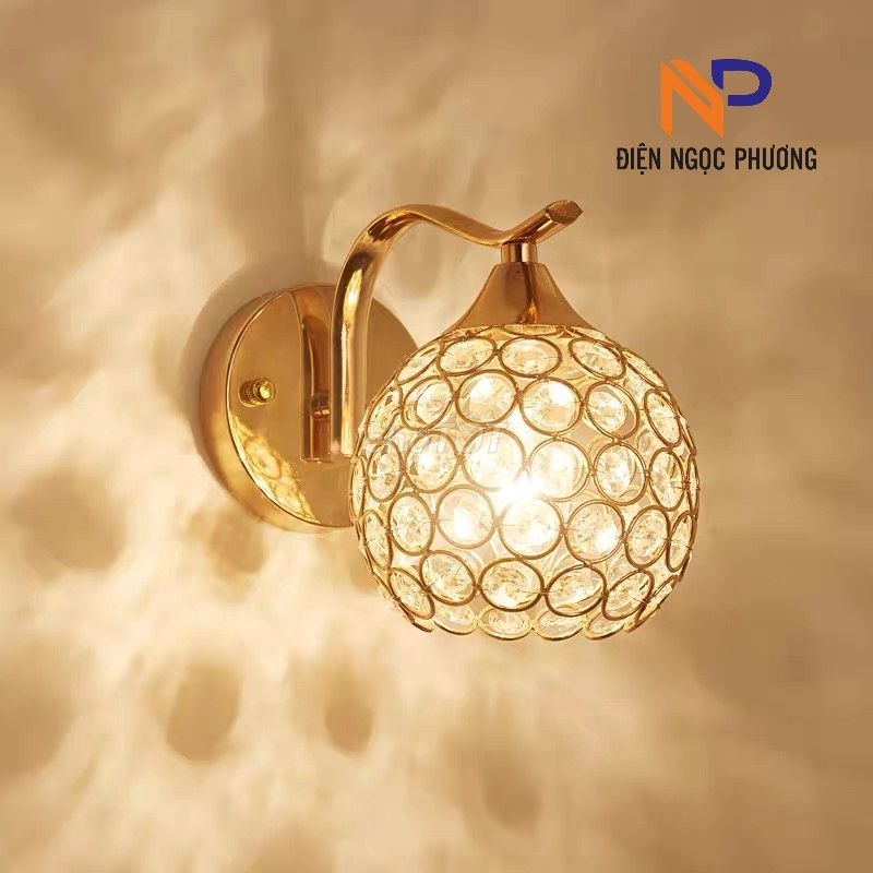 Đèn tường pha lê hình mắt cá. Mua bán Đèn tại Quận 12 Tp Hồ Chí Minh được đăng bởi Điện Ngọc Phương hình 1