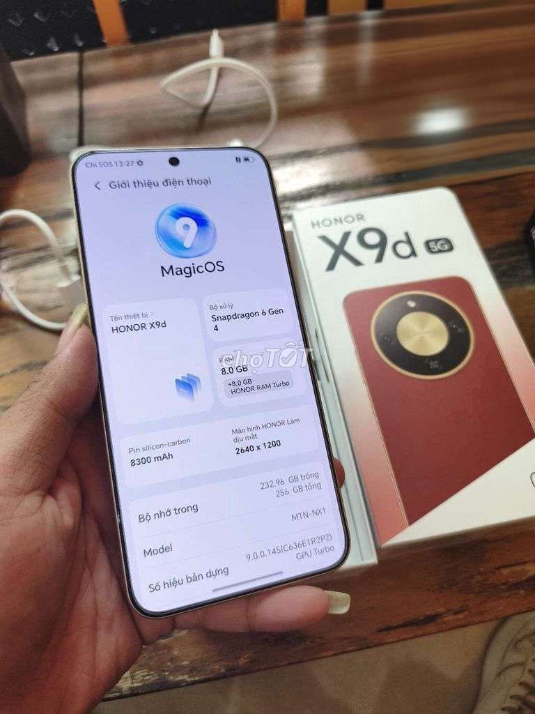 Honor X9d 5G 256GB đen. Mua bán Điện thoại tại Huyện Hậu Lộc Thanh Hóa được đăng bởi khánh my hình 1