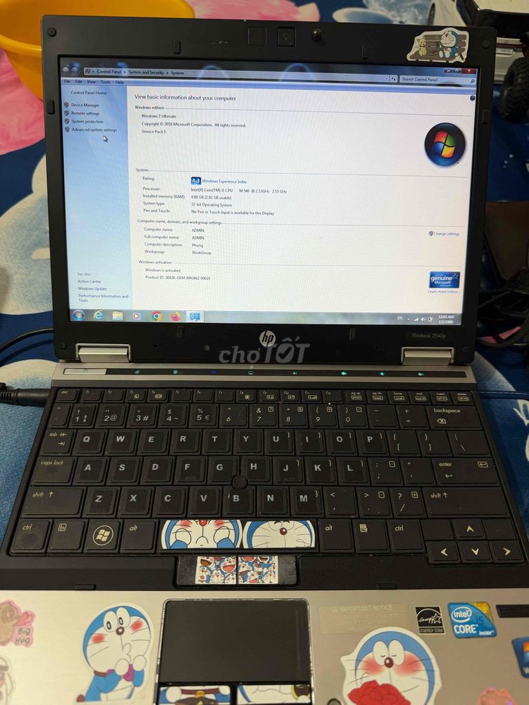 HP Elitebook 2540P i5 M540 4GB. Mua bán Laptop tại Huyện Châu Phú An Giang được đăng bởi LuXu hình 1
