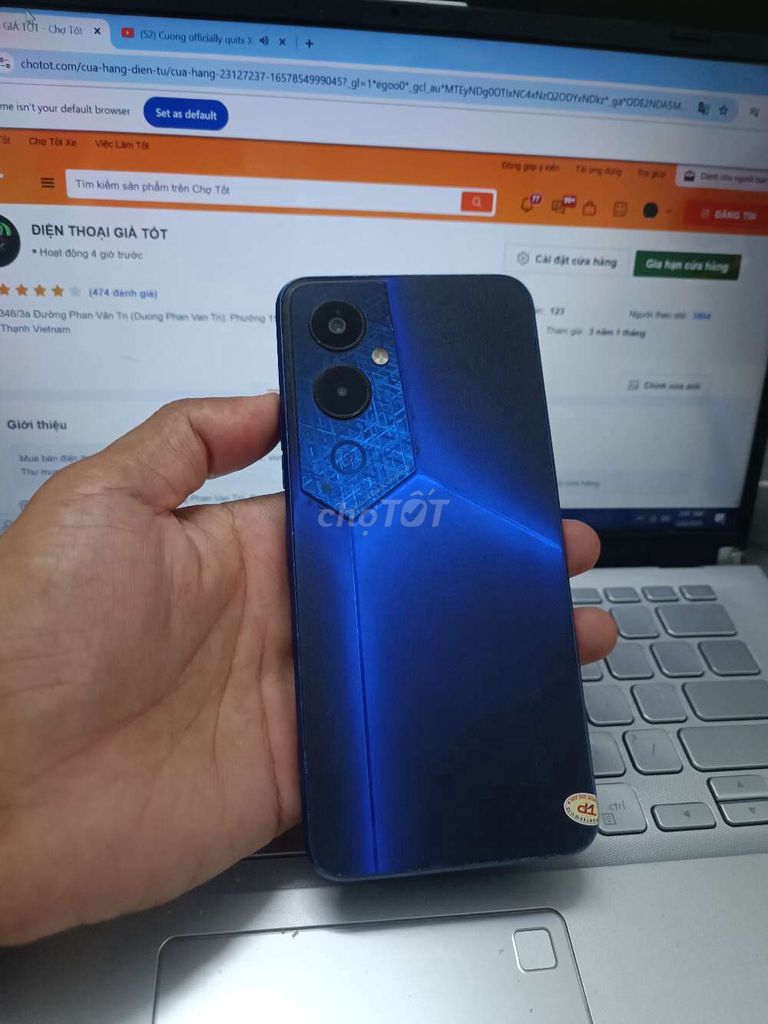 TECNO POVA 4 PRO 8GB.128GB PIN 6000 HELIO G99. Mua bán Điện thoại tại Quận Bình Thạnh Tp Hồ Chí Minh được đăng bởi Dân Mobile hình 1