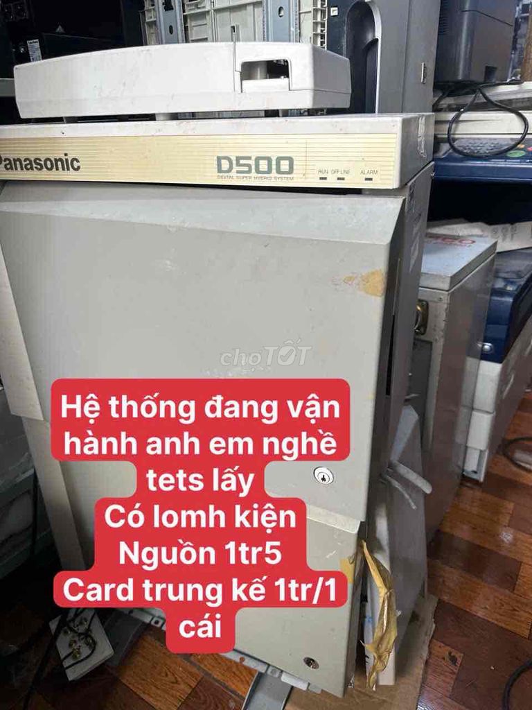 Tổng đài Panasonic D500 Xám. Mua bán Đồ dùng văn phòng tại Quận Phú Nhuận Tp Hồ Chí Minh được đăng bởi chuyên thanh lý đồ cũ nk 788 nguyen kiem hình 1