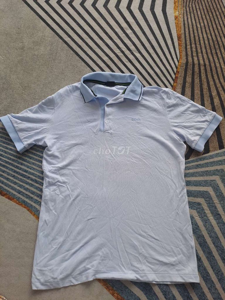 Áo polo BOSS Nam Xanh nhạt Thoáng mát. Mua bán Quần áo tại Thành phố Hải Dương Hải Dương được đăng bởi Hải Anh hình 1