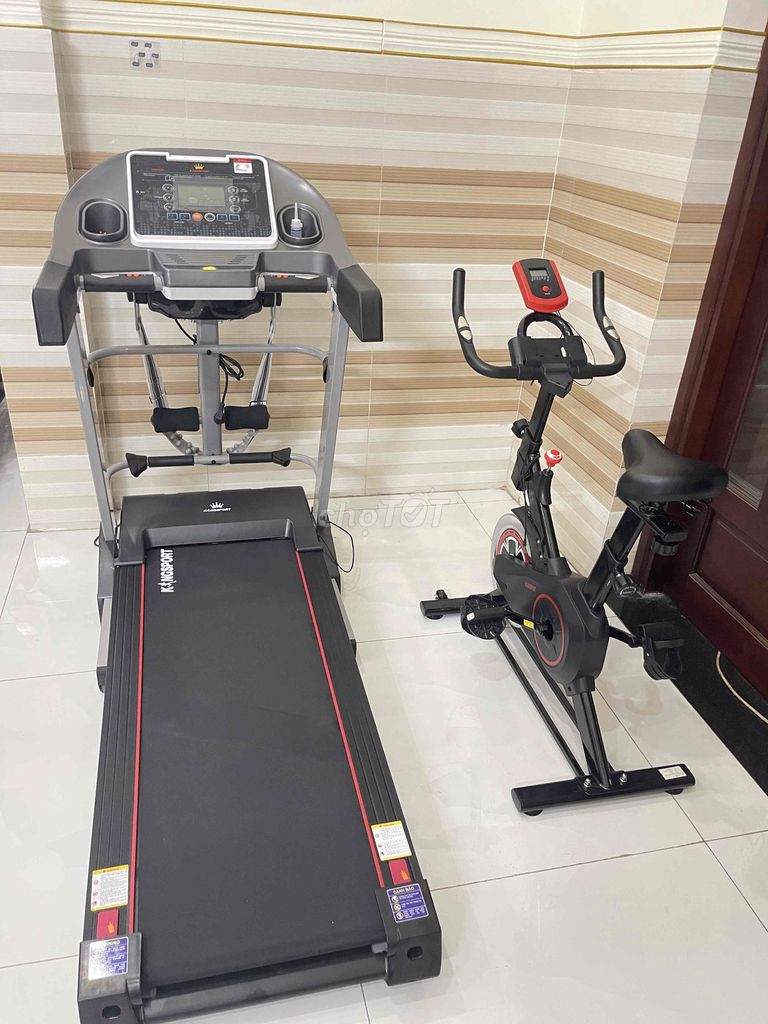Máy chạy bộ Kingsport BK 8000 Đen. Mua bán Đồ thể thao, Dã ngoại tại Huyện Bình Chánh Tp Hồ Chí Minh được đăng bởi Diệu Hòa hình 1